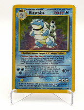 Pokémon TCG Blastoise 2/102 Base Set Holo Rare 1999 WOTC English 100 HP vintage picture