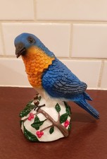 Vintage Gemmy Animated Bluebird Chirps, Moves & Sings 