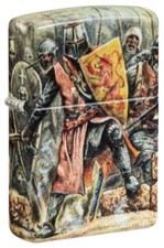 Zippo Medieval Battle Lighter, 540 Color NEW IN BOX picture