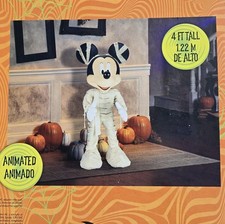 Gemmy Disney Mickey Mouse Mummy  Animated 4' Animatronic Halloween Prop NEW picture