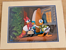 Disney Daisy & Donald Duck Rob Kaz 18x14” A Hawaiian Honey Aulani Resort Matted picture