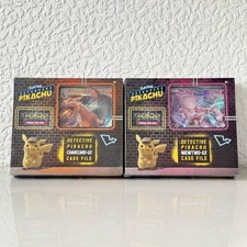 Pokemon Detective Pikachu Charizard-GX & Mewtwo-GX Case File New & Sealed picture
