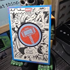 Panini 2025 Marvel Anthology Thor Badge Card Memorabilia Patch Insert picture
