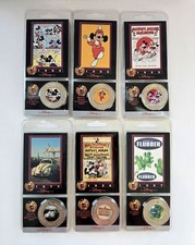 Disney Decades Coins Lot 6 New Sealed 1926-1997 Super Vintage Rare picture