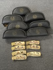 Franklin Mint Wild Life knife set of 7 with original pouch picture