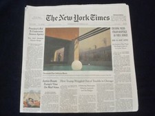 2020 OCTOBER 28 NEW YORK TIMES - CRUSHING NEEDS STRAIN HOSPITALS AS VIRUS SURGES picture