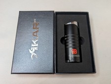 Xikar Ellipse Triple Jet Cigar Lighter - Black and Chrome EPC - New picture