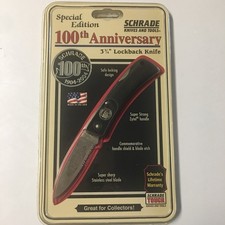 SCHRADE USA 100th Anniversary SH3CPANN 2004 Vintage NOS New Old Stock Collector picture