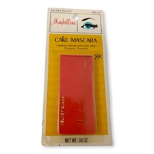 Vintage Maybelline Cake Mascara Velvet Black 69A-01 In original Packaging picture
