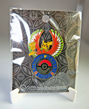 Pokemon Center Kyoto Limited Logo Pin Badge Ho-oh & Pikachu Japan Exclusive New picture