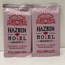 2x Hazbin Hotel Season 2 Trading Cards 2nd Edition Booster Pack *Lot Of 2* picture