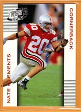NATE CLEMENTS(BUFFALO BILLS)2001 PRESS PASS/Rookie Football Card picture