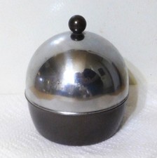 Art Deco Chrome Machine Age Cigarette Box Streamlined Modern Vintage 1930s-50s picture