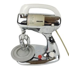Vintage 1938 PHILIPS MIXER Chrome 10 speed Stand Hand  Timer TESTED WORKS picture