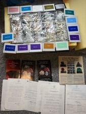 1990 Franklin Mint Minerals of the World 15 Gemstones NOS Display Case COA Rare picture