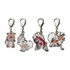 Pokemon Rockruff Lycanroc Metal Charm Set Japan NEW picture