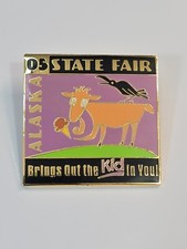 Alaska State Fair 2005 Souvenir Lapel Pin Palmer Brings Out the Kid in You picture