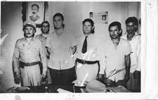 1953 CUBA CUBAN FIDEL CASTRO PORTRAIT SIGNED PERFECTO ROMERO ORIGINAL PHOTO MA83 picture
