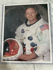 NEIL ARMSTRONG Autographed Signed Original 8 x 10 Uninscribed NASA Photo - 2 COA picture