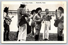 Texas Prison Rodeo Huntsville Texas Inmate Entertainers Band Postcard picture
