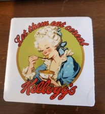 Vintage Kelloggs Sticker HEAVY DUTY WEATHER PROOF VINYL WORLDWIDE 🌐 SHIPPING picture