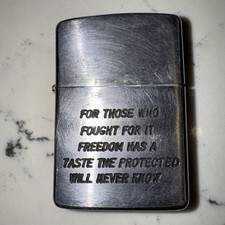 War Zippo - RARE 1967 ZIPPO LIGHTER -ORIGINAL VIETNAM VINTAGE - PHAN RANG picture