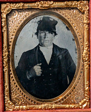 1/9th plate Confederate ambrotype North Carolina picture