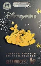 Disney Selfridges Winnie the Pooh & Piglet Exclusive Jumbo Pin LE 1500 picture