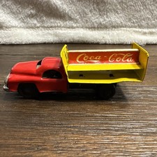 Vintage 1950s Pressed Steel Coca Cola Delivery Truck 4” picture