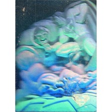 1996 SkyBox Superman Holo Series Mongul #45 3-D Hologram Trading Card DC Comics picture