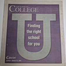 2003 Waterloo Cedar Falls Iowa Courier College Guide UNI Hawkeye Wartburg IA picture
