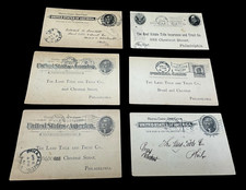Antique Land Title Trust Payments 1900s Original Postal Cards Lot Historical (S) picture