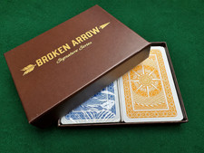 SEALED BROKEN ARROW Bridge Size Playing Cards 2 DECKS 100% Plastic picture