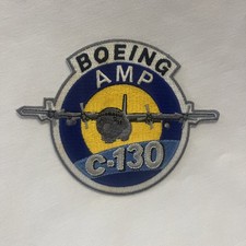 Vintage FAME Boeing AMP C-130 Hercules Aircraft Patch USA Military Aviation RARE picture