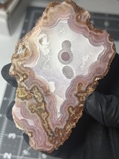 High grade Agua Neuva Face Polished Agate Laguna Banded Mexico picture