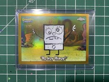2025 Topps Chrome SpongeBob SquarePants Me Hoy Minoy Gold Refractor /50 picture
