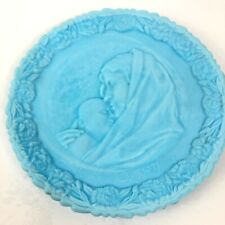 Fenton Blue SATIN Glass Mothers Day 