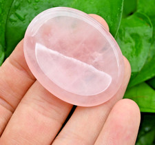 4pcs Rose Quartz Worry Stone Healing Crystal Palm Stone Energy Gemstone picture