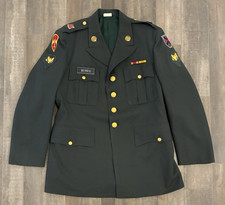 Vintage 1967 Vietnam US Army Class A Green Uniform MACV 8th Inf Set 42R 38x32 picture