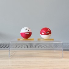 Pokemon TOMY Monster Collection Figure Electrode & Voltorb Used Vintag Authentic picture