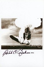 Robert Buchanan- Signed B&W Photograph (Hindenburg Witness) picture