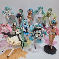Hatsune Miku Figure Lot 19 Pieces Bandai Collectible Anime Figures Authentic picture