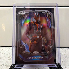 Topps 2026 Chrome Star Wars Cosmic Crystals Sabine Wren #COS-14 Insert picture