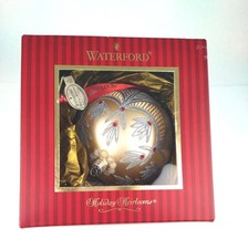 Waterford Holiday Heirlooms Winter Wonderland Ball Christmas Ornament Handmade picture