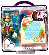 Disney ily 4EVER Tote Ily Teenies Series I Love Moana 2-Inch Mini Doll. New picture