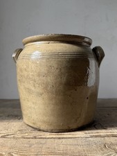 Antique French Confit Pot. Large Scale. c1900. No Damage. picture