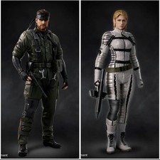 Metal Gear Solid Delta Naked Snake The Boss Figure Set 2 Collectible 13+ picture