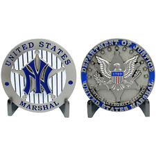 BL8-013 New York New Jersey United States NY US Marshal Challenge Coin Southwest picture