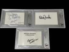 Brian Wilson Mike Love Bruce Johnson Beach Boys Signed Autograph BAS Beckett picture