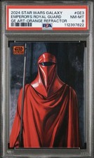 2024 Topps Star Wars Galaxy Emperor's Royal Guard Orange Parallel #’d /25 PSA 8 picture